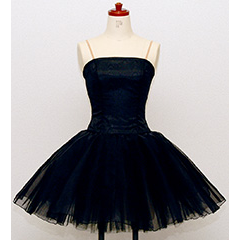 ベアトップドレス00ブラック系:rtu09baretopdress00_bk