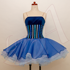 ベアトップストライプドレス01ブルー系:rtu19baretopstripe01_blu